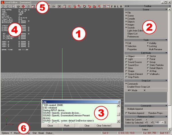 LevelEditor interface